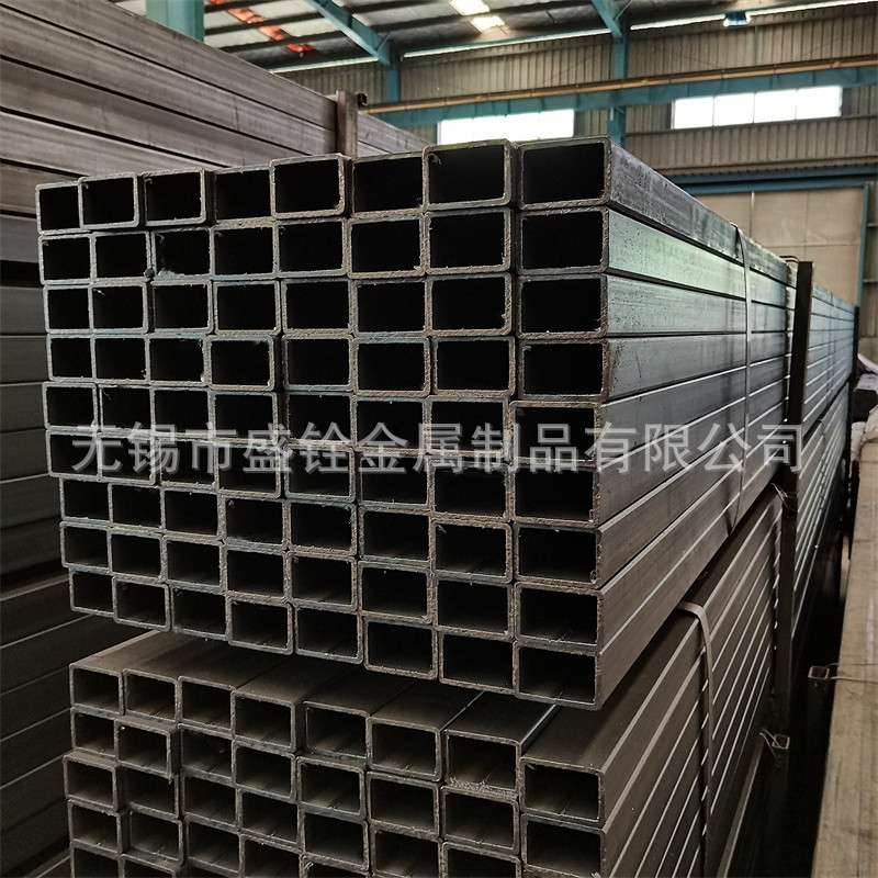 焊管厂家 Q235矩形管建筑工程用q195矩形钢管铁扁通q345矩形管
