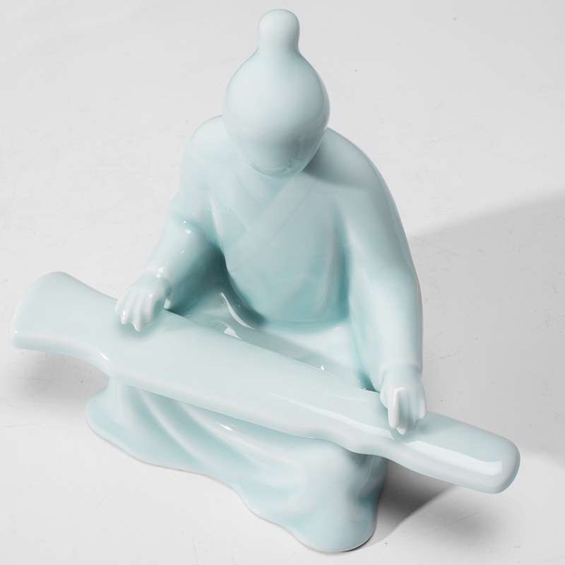 琴棋书画现代中式摆件个性创意家居饰品客厅办公桌陶瓷工艺品摆设