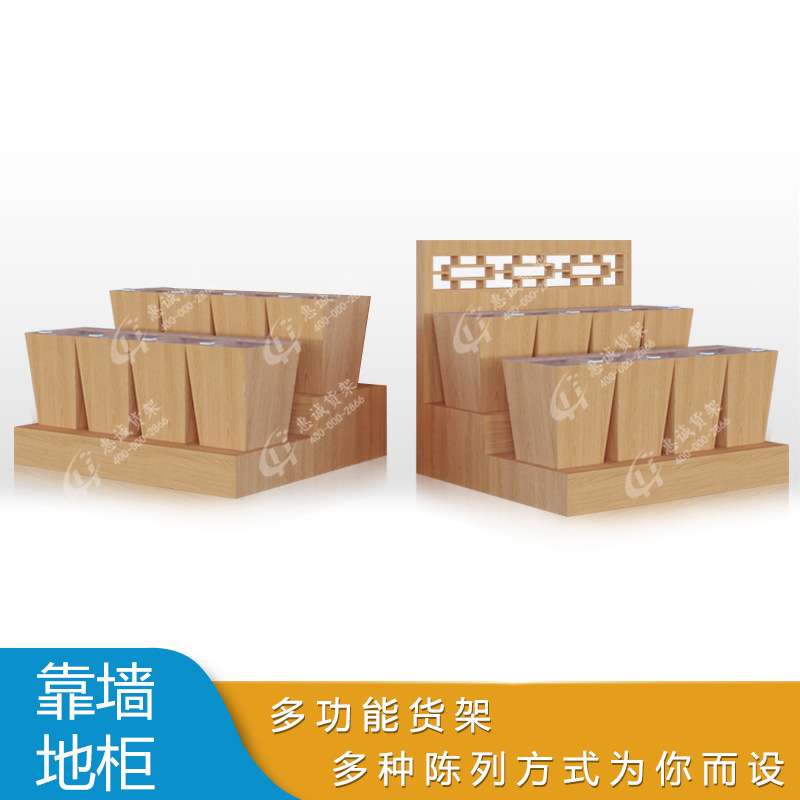 米粮桶木质货架大米五谷杂粮散装称干果粮油店斗柜柜子展示架商用