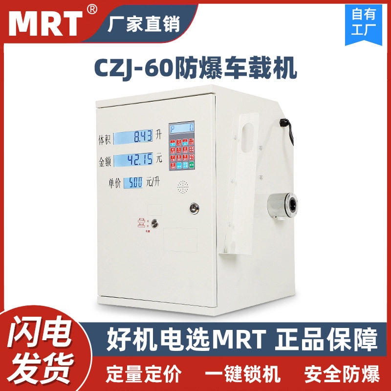 车载汽油防爆加油机12V24V220V柴油泵一键锁机带开关电压显示车用
