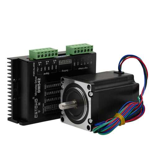 宇辉57步进电机套装57BYGH78-401A长78MM2NM+DM542驱动器步进马达