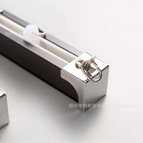 铝合金窗帘轨道罗马杆窗帘杆双轨单轨道滑轨滑轮滑道导轨顶装侧装
