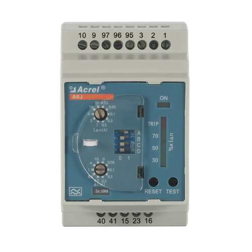 安科瑞ASJ10系列智能剩余电流动作继电器 导轨安装