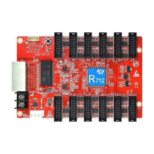 HD-R712灰度控制卡同步接收卡可替R501 R512可配T901发送卡播放盒