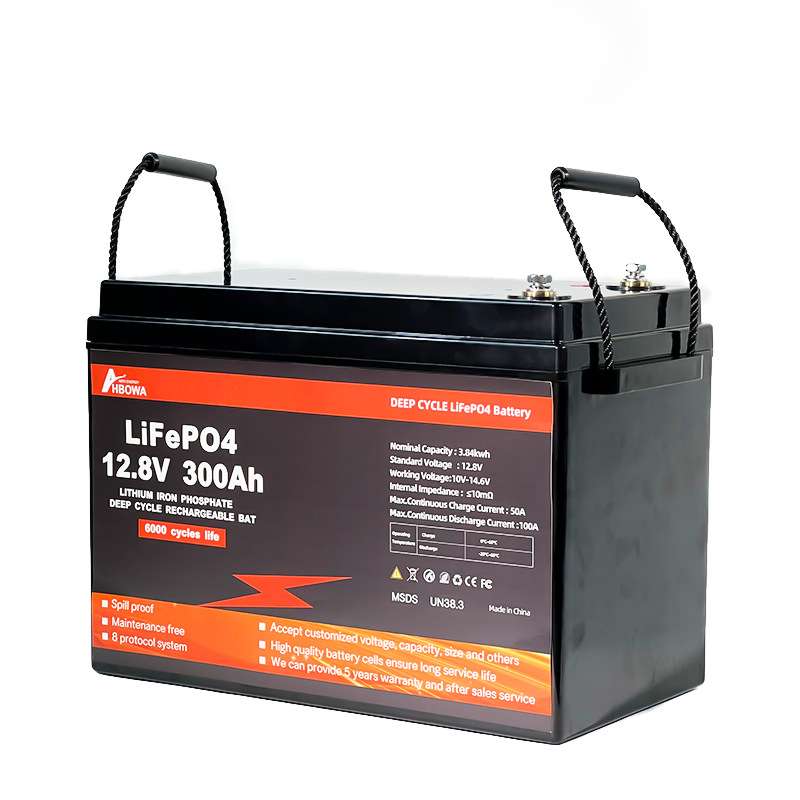 12V 100AH磷酸铁锂电力光伏太阳能储能铅酸替换电池