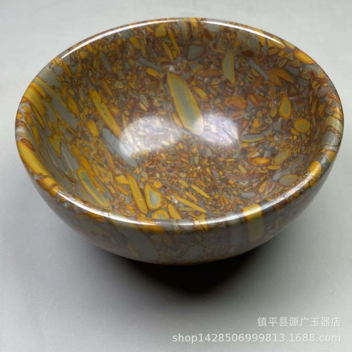 纯天然叶青女娲石杯子 功夫 茶杯简约百搭客厅摆件仿真玉