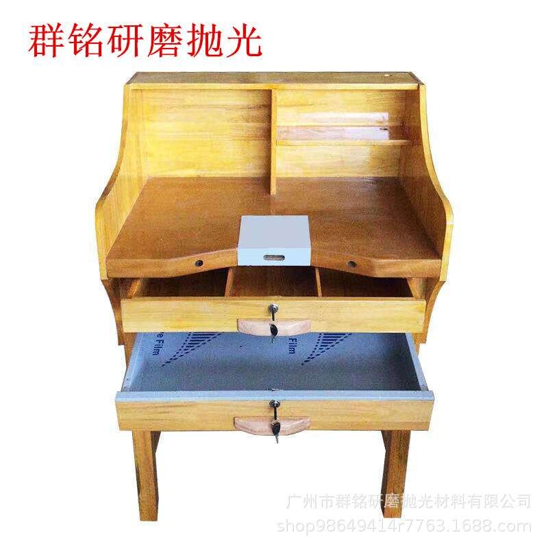 首饰执磨实木工作台 精工功夫台 微镶台 金店打金台 橡木工作台