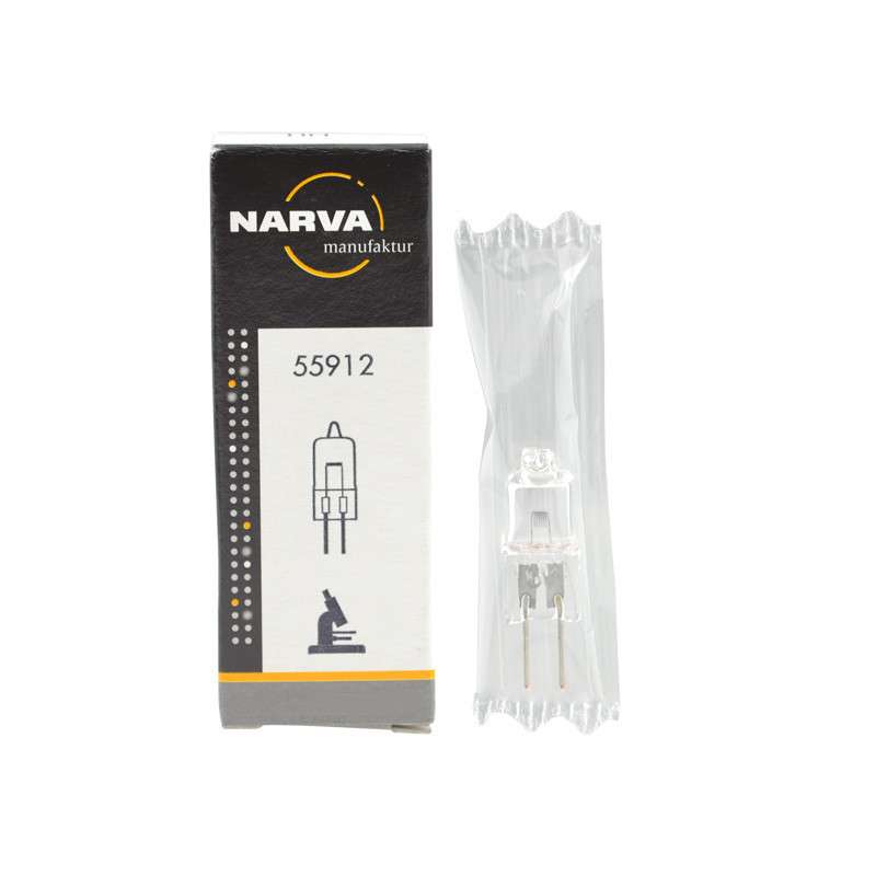 利华NARVA HLL 55912 6V20W G4显微镜灯泡灯珠分析仪灯泡卤素灯