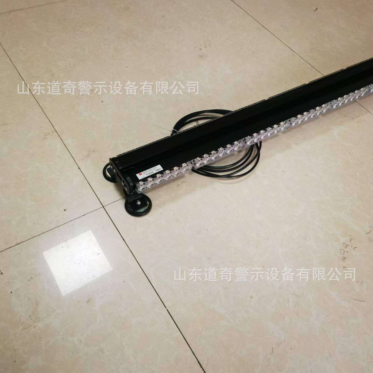 车载汽车LED中网爆闪灯 长条双排棍子吸顶警示开道频闪灯双排强磁