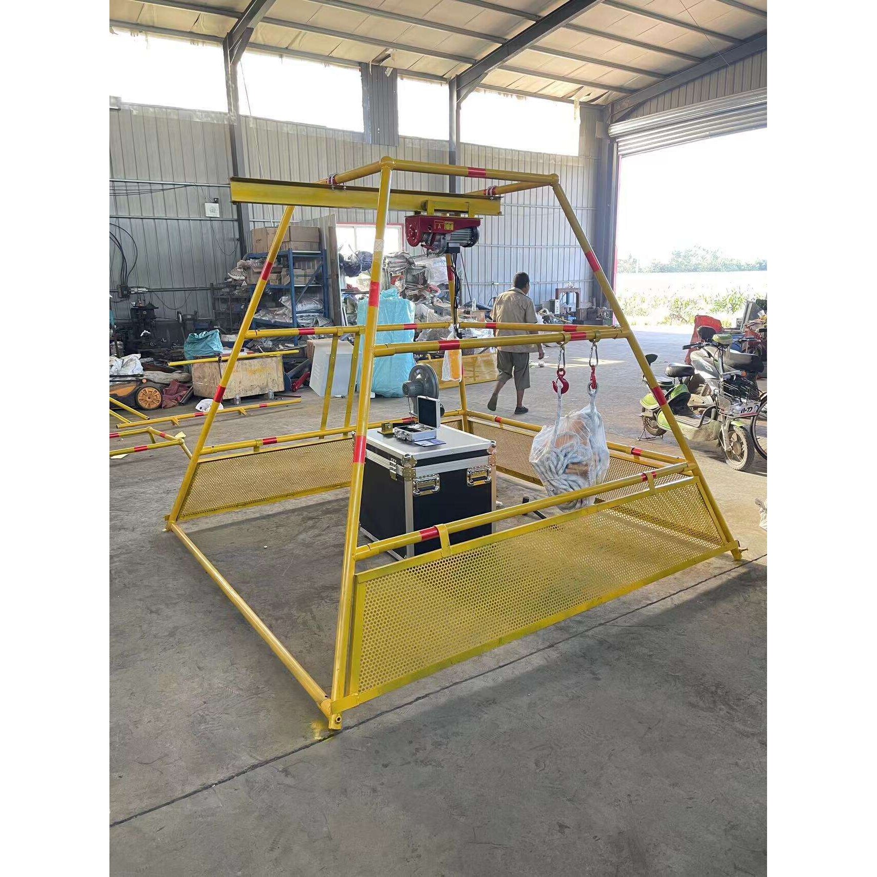 河 北衡 水移动施工安全机深坑作业一体机深井智能化设备