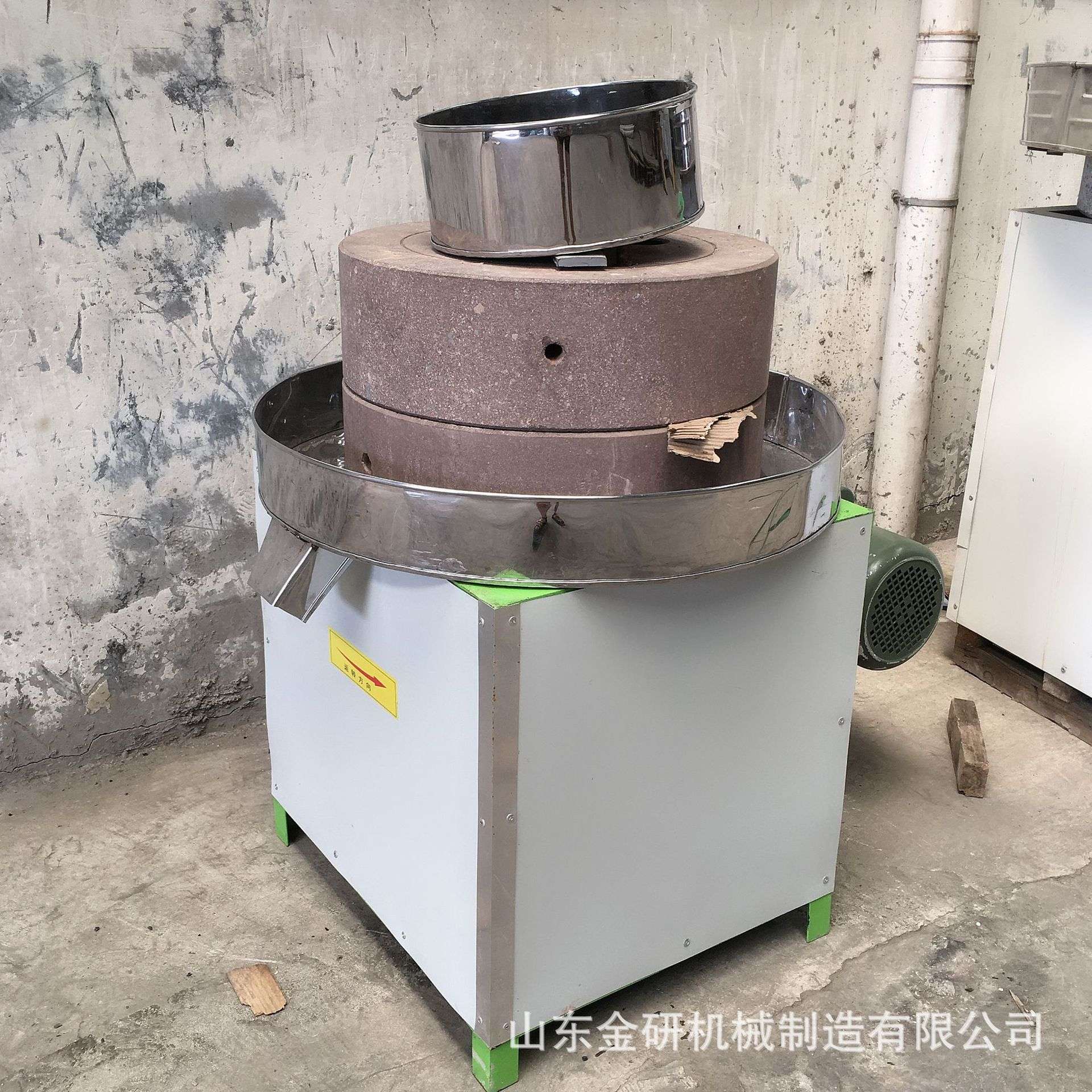 家用电动磨浆机 50型麻汁香油是石磨机 小麦玉米杂粮面粉石磨机