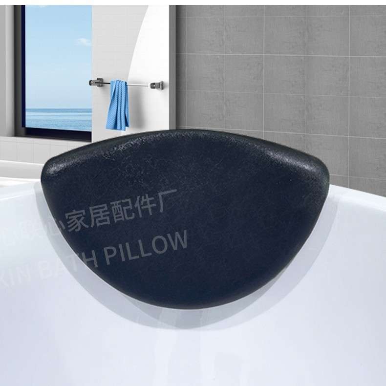 源头工厂新款弧形浴缸 SPA 颈枕大弧形 圆形缸专用酒店浴场防水