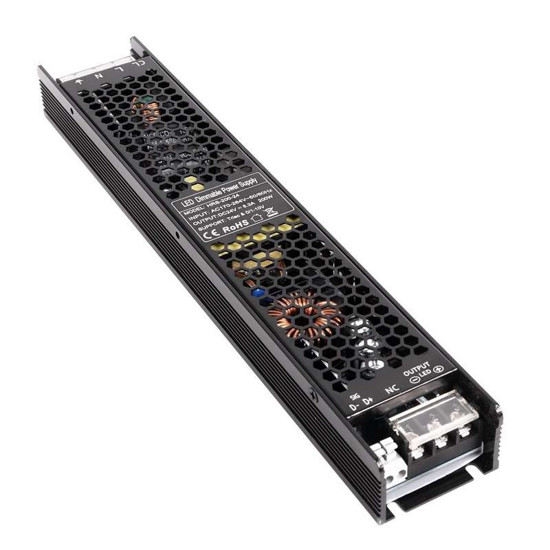 LED调光电源24V200W恒压驱动可控硅0-10V调光电源灯条灯带驱动