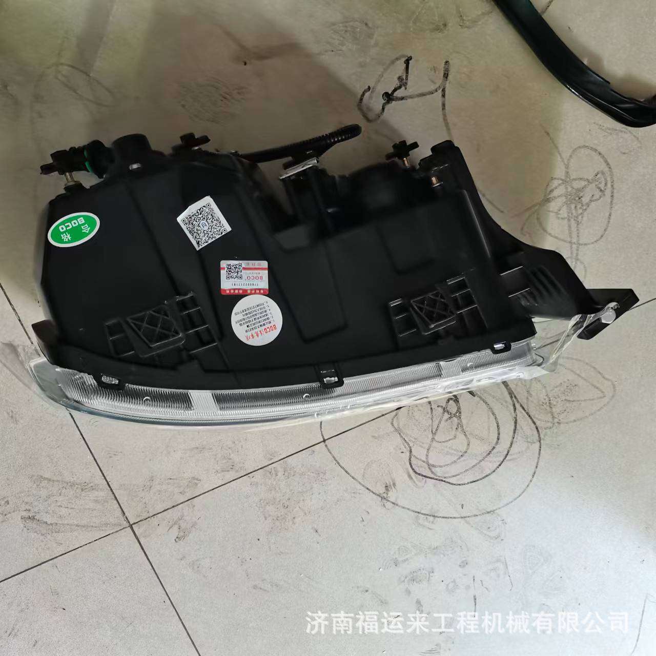 供应双透镜大灯总成 全LED前照灯 德龙H3000卡车前大灯X3000大灯