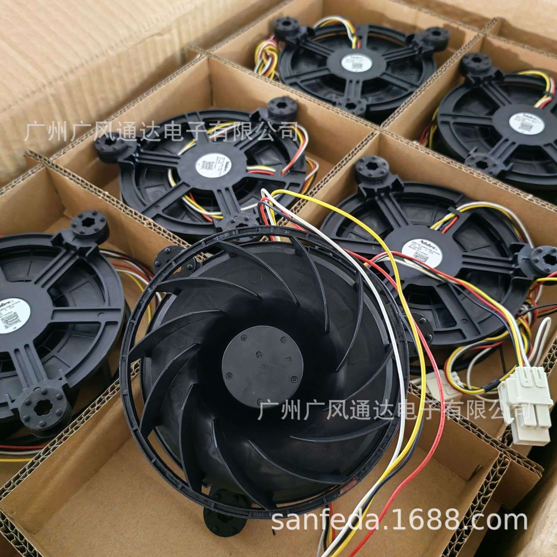 适用冰柜冰箱冷冻风扇散热风机电机GW12E12MS1DB-57Z32 12V 0.22A