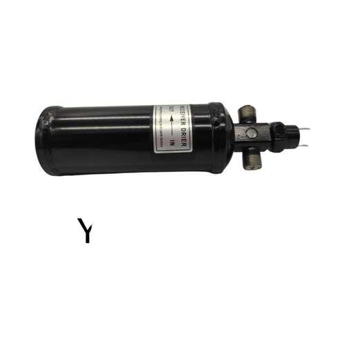 A/C Receiver Drier M16×1.5 | Top Valve & Side Glass | OE 60
