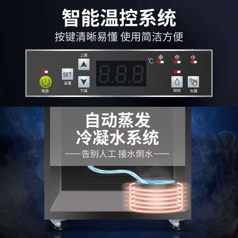 网红酒水柜酒吧冷藏柜商用立式大容量全屏冷藏柜饮料展示冷藏冰柜