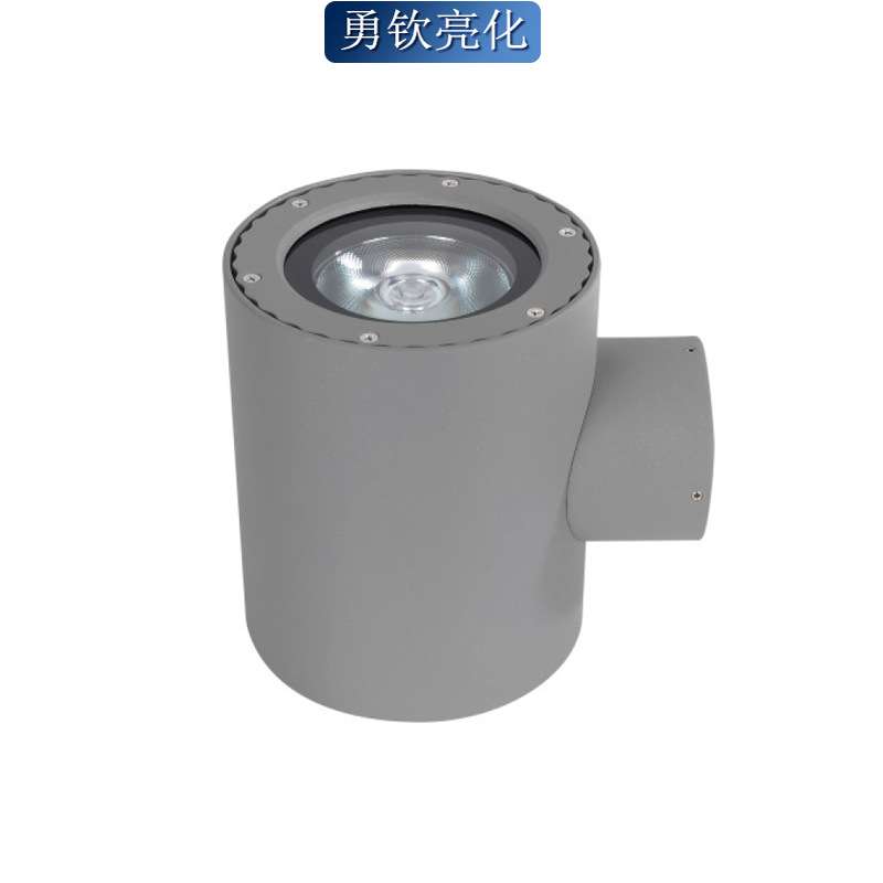 户外壁灯30W防水LED圆形双头上下照COB墙壁灯聚光走廊过道洗墙灯