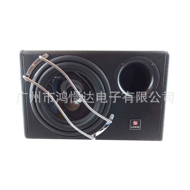 供应 洛威 LOWEI LW-002  10寸有源低音柜斜面型 带高频信号线插