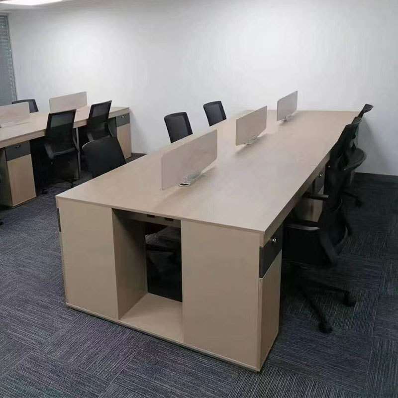 跨境办公桌办公室板式简约桌椅工作室家具全套工位职员电脑桌