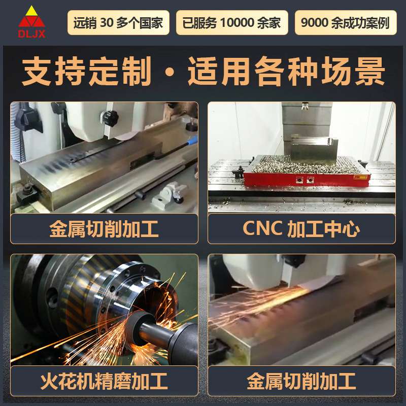 钨钢专用永磁吸盘XC钨钢吸持加工弱导磁性工件用磁力吸盘大连建鑫