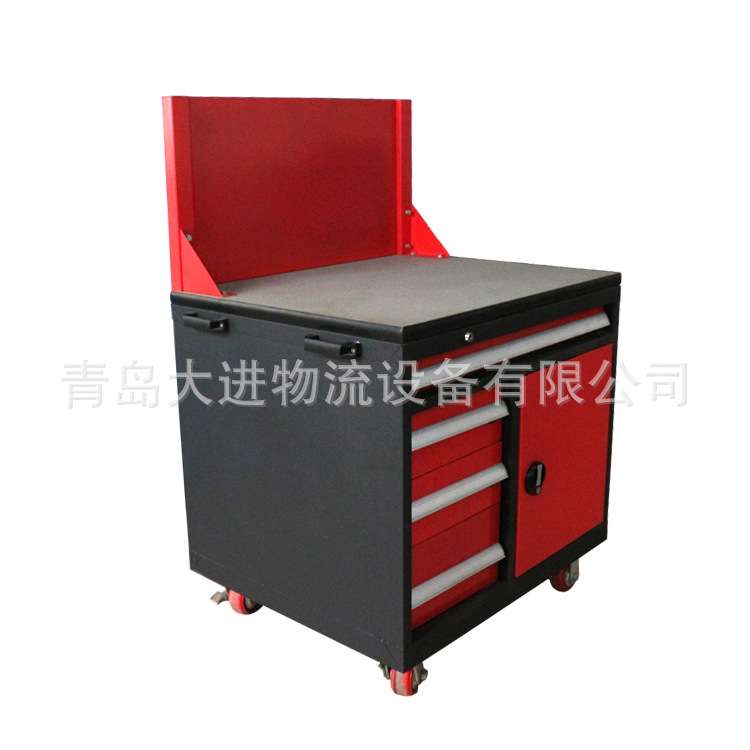 厂家出售带挂板工具车 重型带抽屉工具车 移动组合工具车