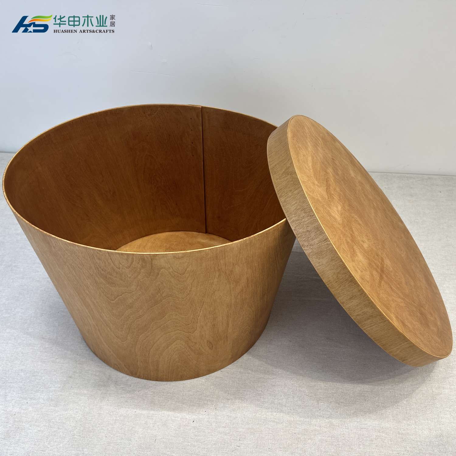木制手工实木夏克盒椭圆大号储物收纳盒茶几床头柜装饰摆件木箱