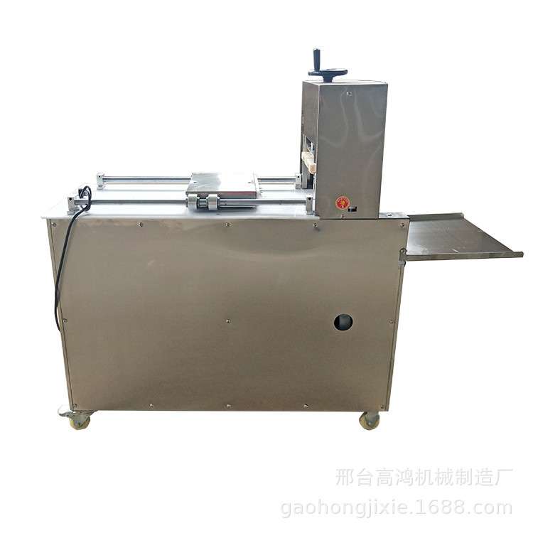 新型全自动羊肉切卷机 商用多功能冻肉切片机 牛羊肉自动切片神器