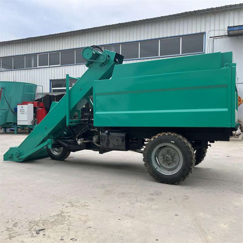 牛粪自装自卸清运车 四轮清粪车规格 省工铲粪车简介