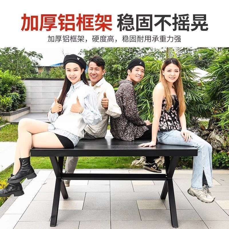 桌椅户外庭院别墅花园休闲露天露台阳台茶几家用椅子室外防锈铁艺