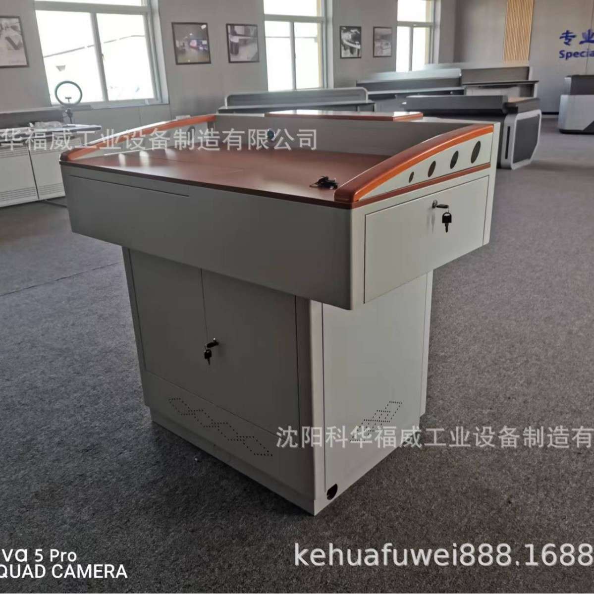 多媒体讲台钢制带锁多功能演讲台校园老师教室讲台桌电教中控讲台