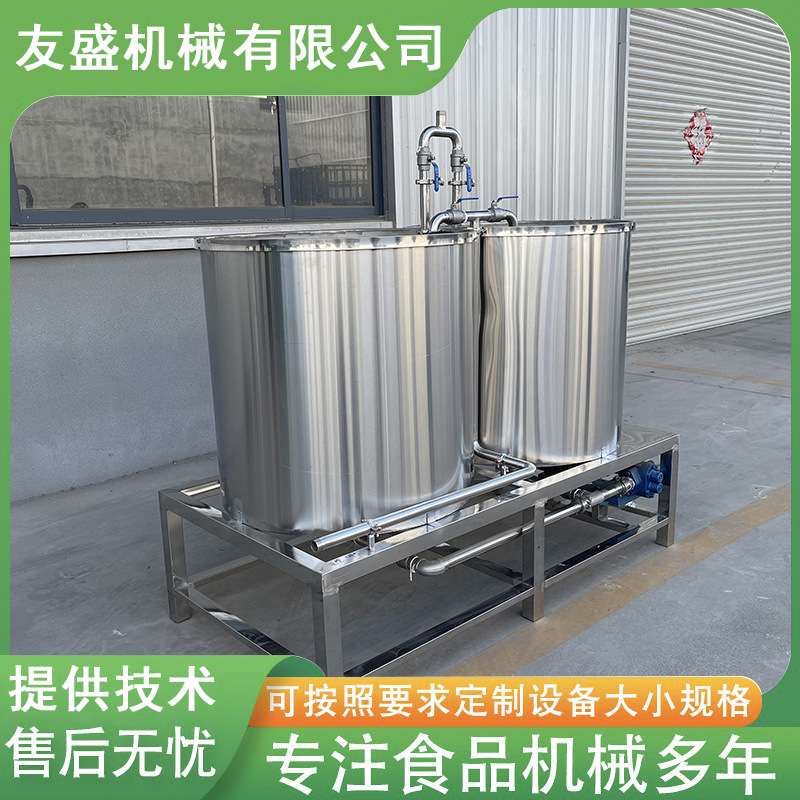 商用大型双连不锈钢煮浆机 豆浆加热两连三连煮浆设备 自动上浆