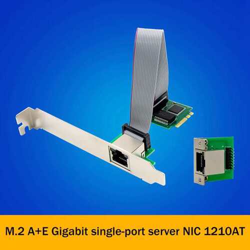 1套 颜色：绿色 材质：PCB ST7248 WGI210AT M.2 A+E单口千兆网卡