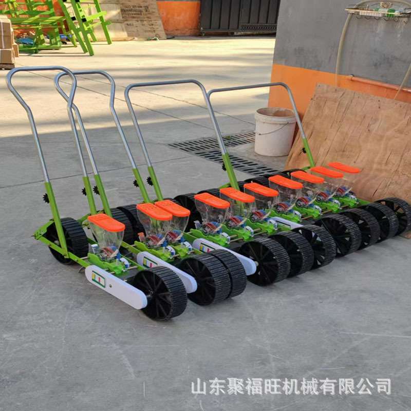 板蓝根柴胡黄芩播种机 大葱香菜芹菜点播机 手推式萝卜菜籽种植机