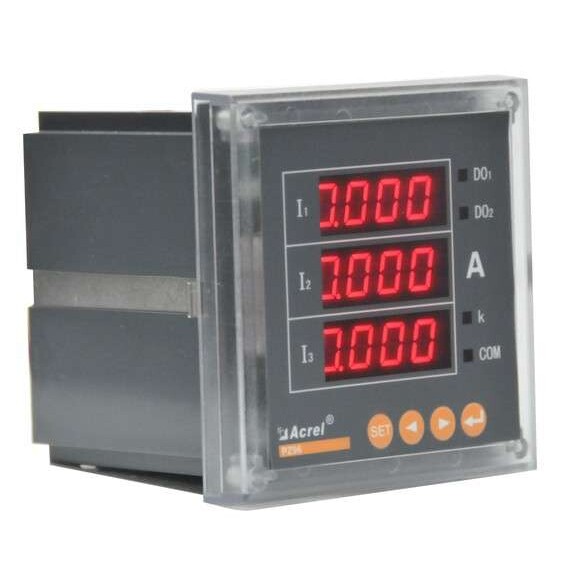 安科瑞PZ96-Al3三相交流电流数显式多功能电力仪表 嵌入式安装