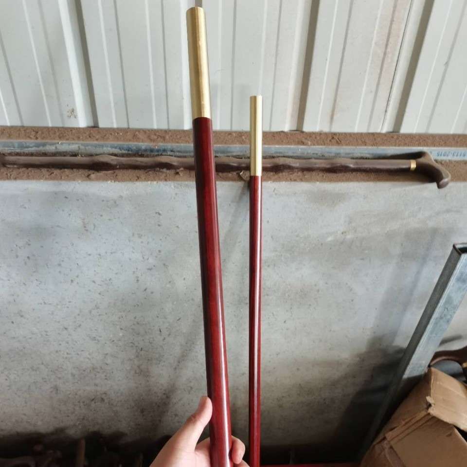 犀牛角紫檀木武术棍 健身棍儿童金箍棒棍子 短棍厂家直供