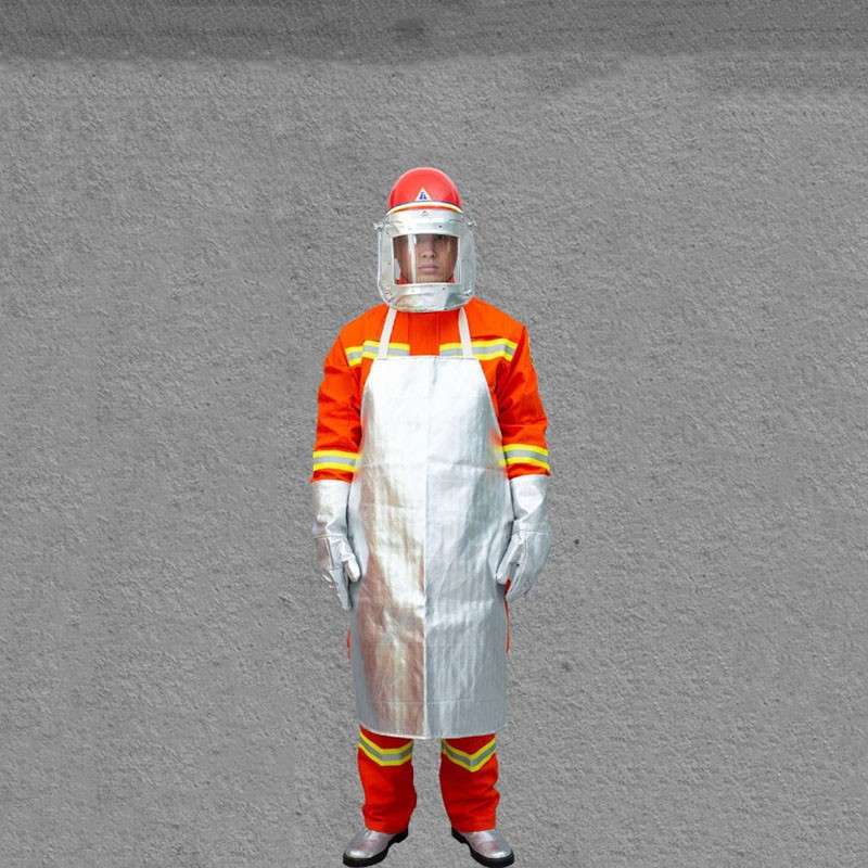 劳卫士 LWS-014铝箔隔热围裙防火防烫阻燃隔热服