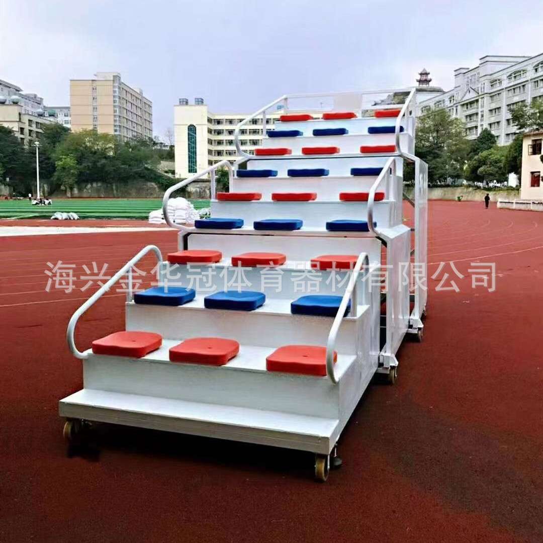 供应终点移动伸缩折叠裁判台看台学校裁判椅厂家可移动商用