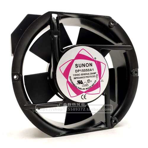 原装SUNON/建准 DP15050A1 AC115V 0.39A 17251 机柜散热风扇17CM
