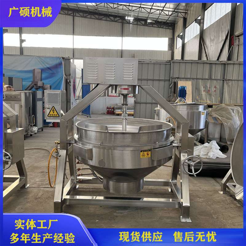 豆沙馅糖稀行星炒锅 汤料熬煮搅拌炒锅 大型预制菜炒菜机