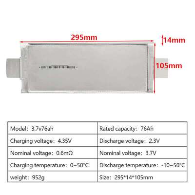 3.7v 76ah Зарядные сумки 29ah 32ah34ah53ah73ah