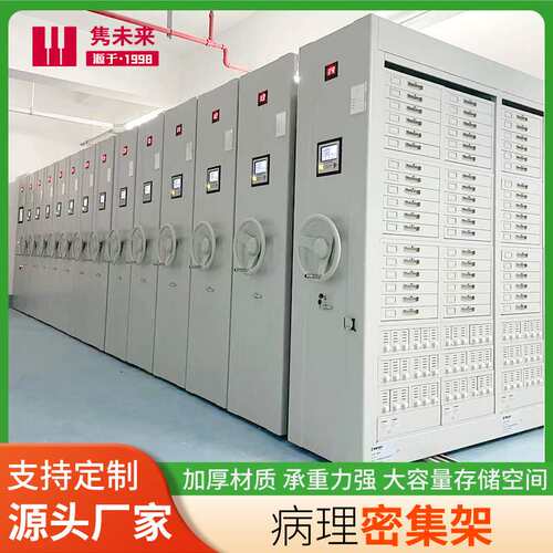 档案密集柜移动轨道式资料文件凭证收纳储物柜手摇密集架病理专用