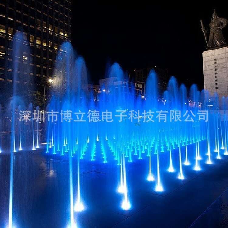 广场音乐喷泉设计制作河道程控跑泉波光跳泉控制系统全套设备
