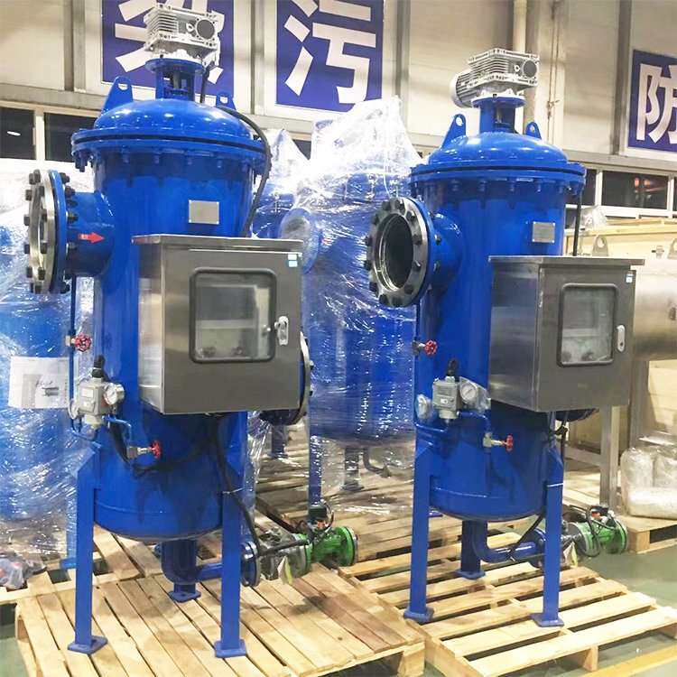 前置自清洗过滤器 泥沙过滤 灌溉水过滤刷式自清洗过滤器 直角式