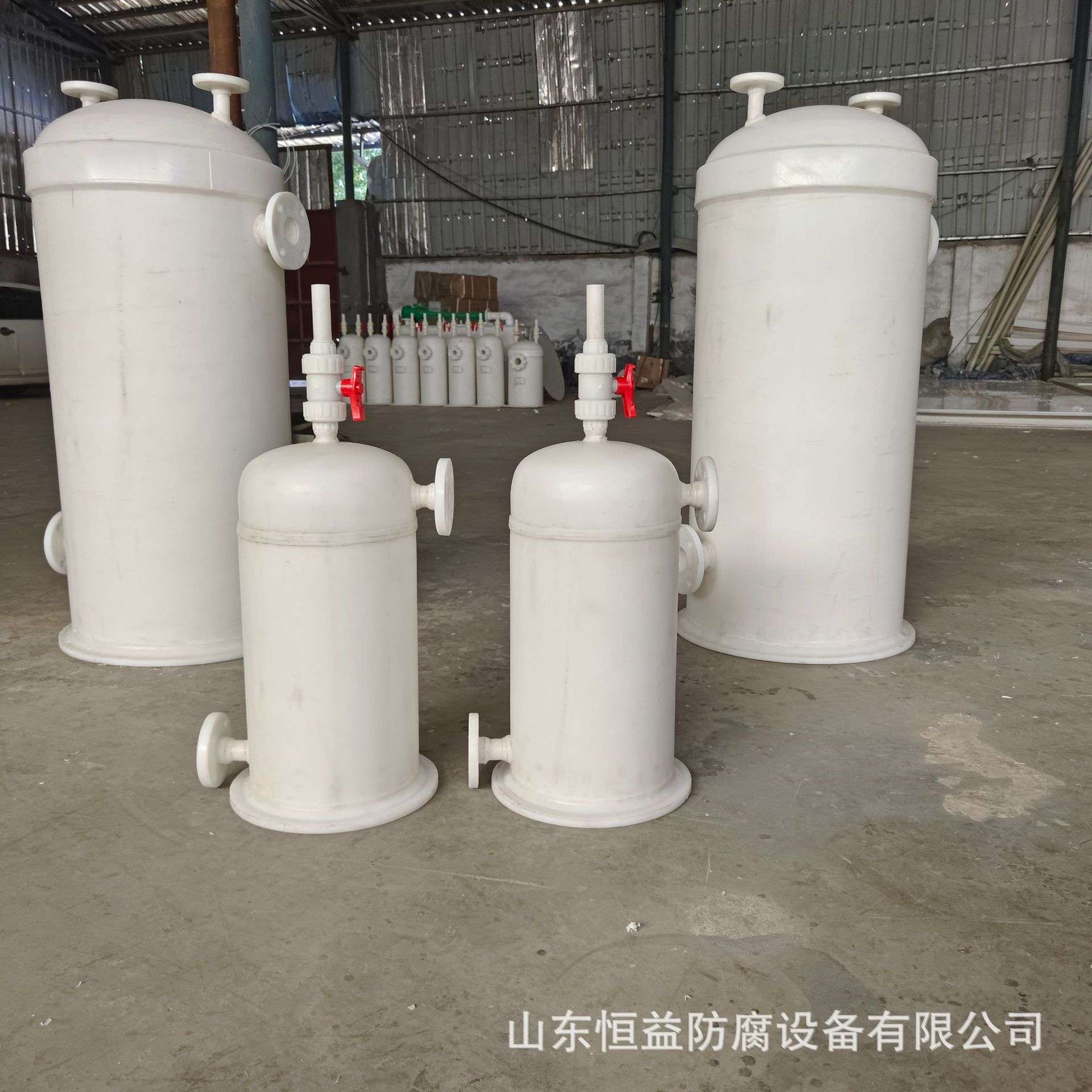 山东恒益厂家供应PP引水罐 PP自吸罐 虹吸桶 立式耐酸碱抗腐蚀罐