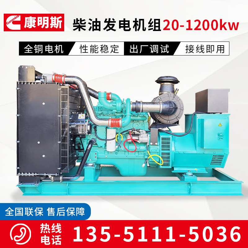 250kw柴油发电机组大型无刷备用 东风康明斯250千瓦柴油发电机组