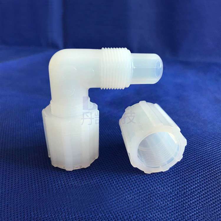 厂家PFA水管防水电缆固定外牙接头直通耐高温耐腐蚀耐酸碱