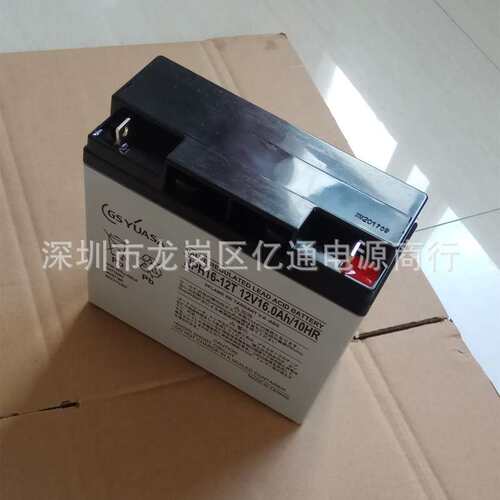 GS蓄电池NPH5-12 12V5AH储能免维护用蓄电池 夜市地摊LED灯备用