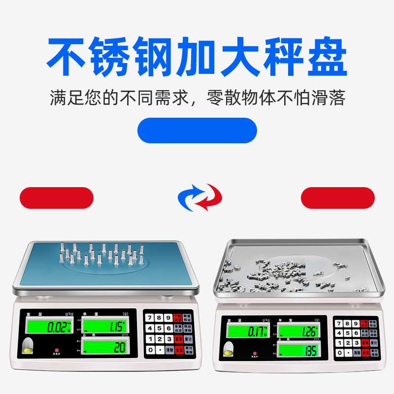 工业高精度 0.01g大屏电子计重计数秤连接电脑自动录入数据计重秤