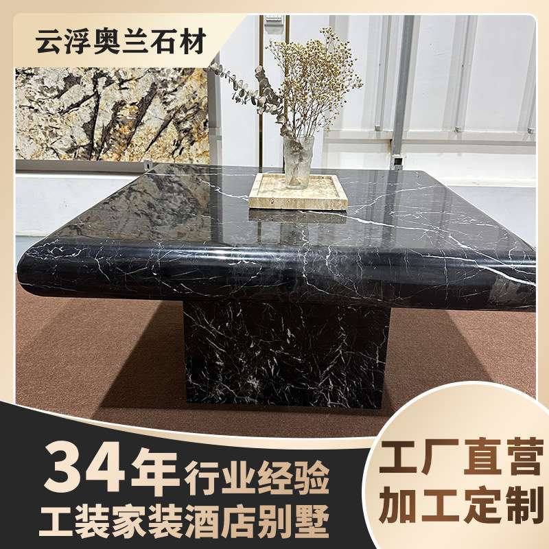 大理石餐桌火锅店食堂咖啡店西餐厅酒吧酒店餐厅奶茶店大理石桌子